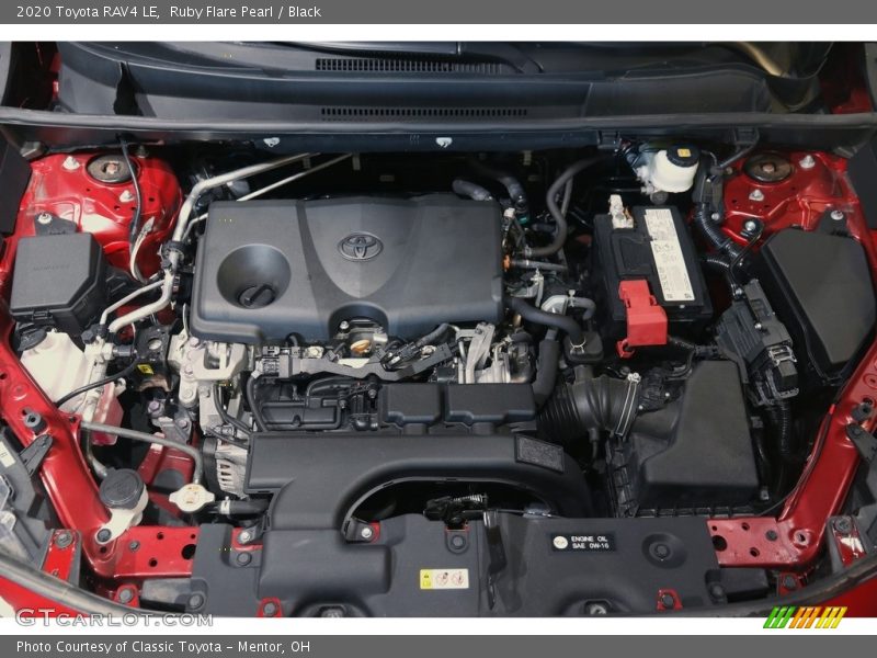 Ruby Flare Pearl / Black 2020 Toyota RAV4 LE