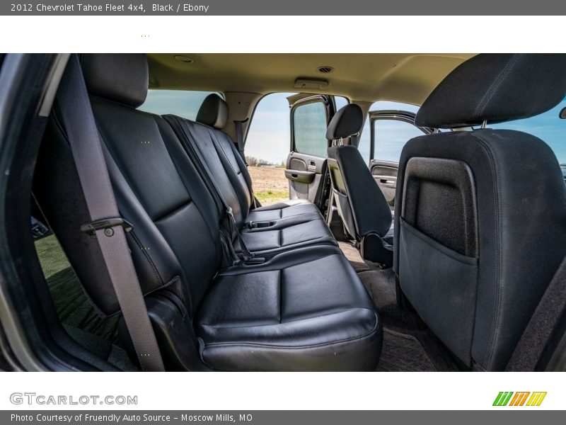 Rear Seat of 2012 Tahoe Fleet 4x4