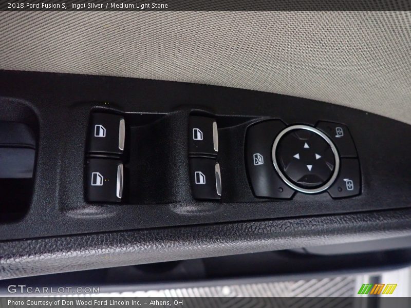 Ingot Silver / Medium Light Stone 2018 Ford Fusion S