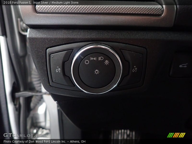 Ingot Silver / Medium Light Stone 2018 Ford Fusion S