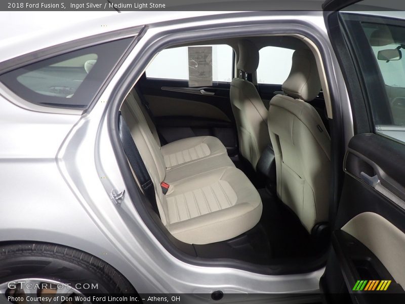 Ingot Silver / Medium Light Stone 2018 Ford Fusion S