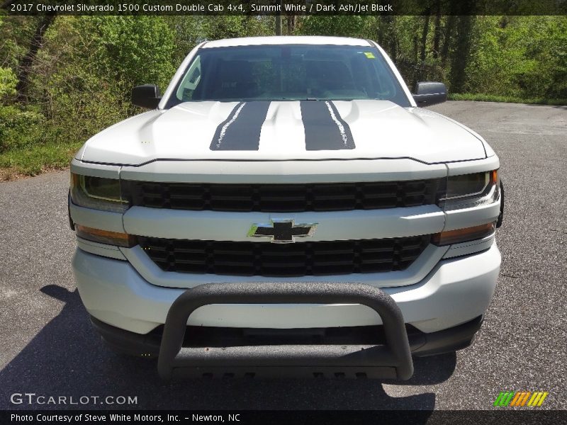 Summit White / Dark Ash/Jet Black 2017 Chevrolet Silverado 1500 Custom Double Cab 4x4