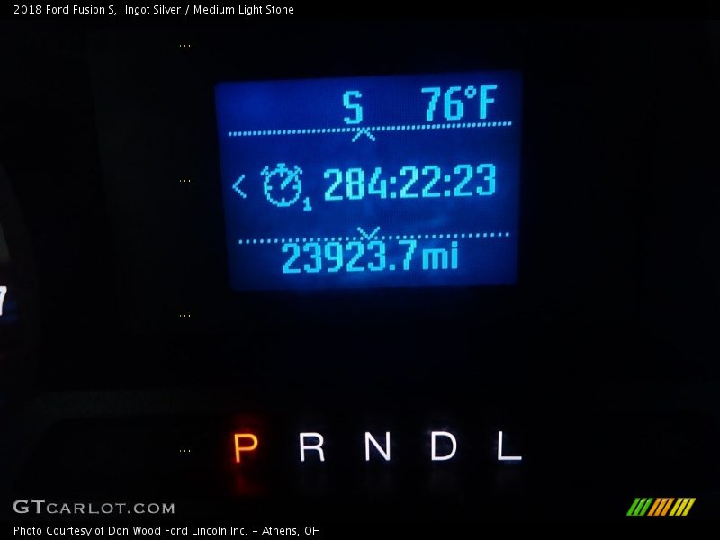 Ingot Silver / Medium Light Stone 2018 Ford Fusion S