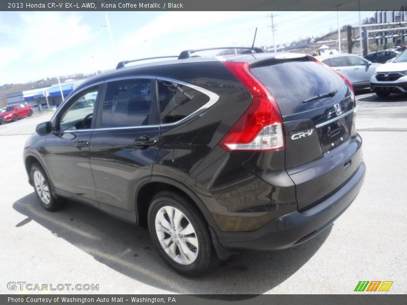 Kona Coffee Metallic / Black 2013 Honda CR-V EX-L AWD