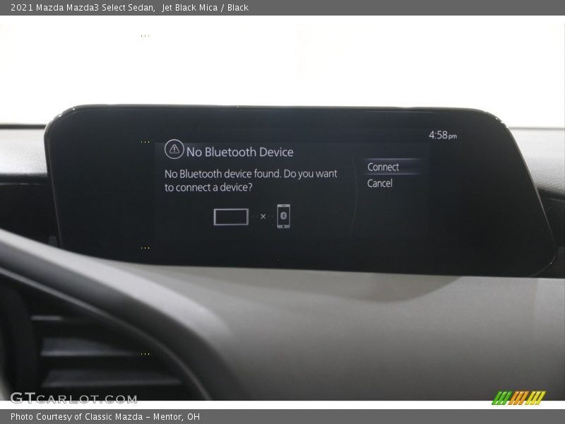 Jet Black Mica / Black 2021 Mazda Mazda3 Select Sedan