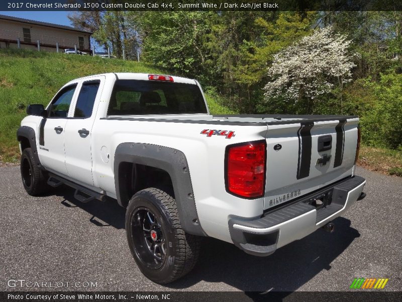 Summit White / Dark Ash/Jet Black 2017 Chevrolet Silverado 1500 Custom Double Cab 4x4