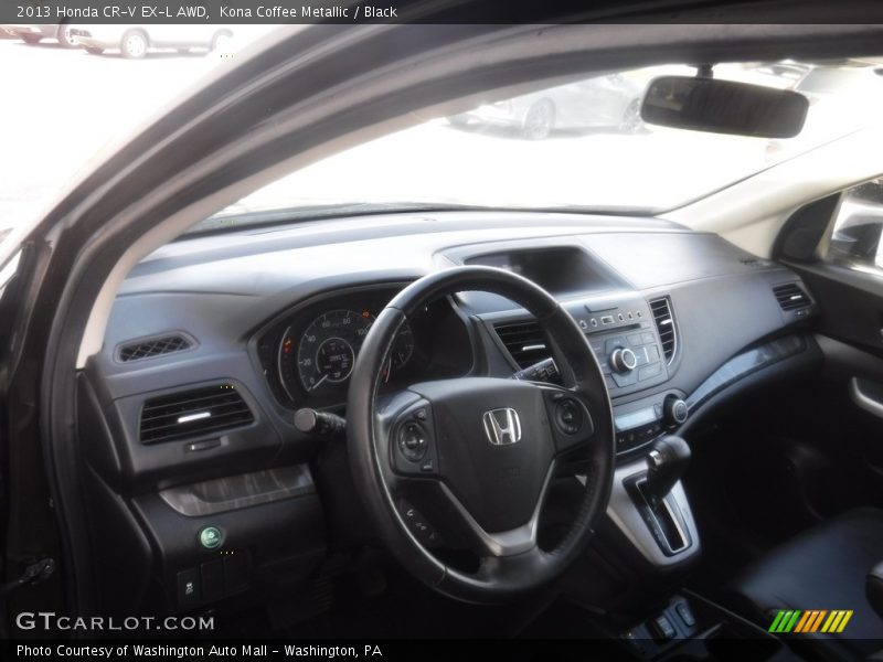 Kona Coffee Metallic / Black 2013 Honda CR-V EX-L AWD