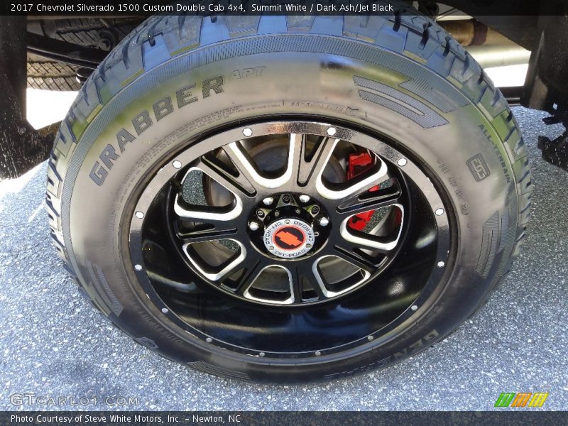 Summit White / Dark Ash/Jet Black 2017 Chevrolet Silverado 1500 Custom Double Cab 4x4