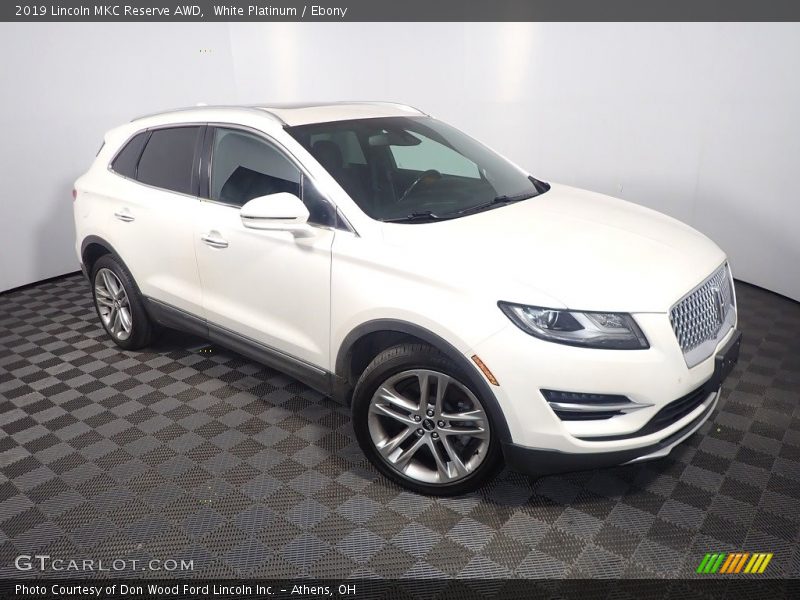 White Platinum / Ebony 2019 Lincoln MKC Reserve AWD