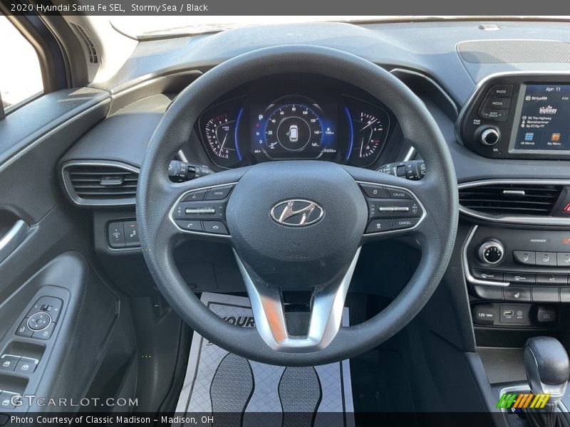 Stormy Sea / Black 2020 Hyundai Santa Fe SEL