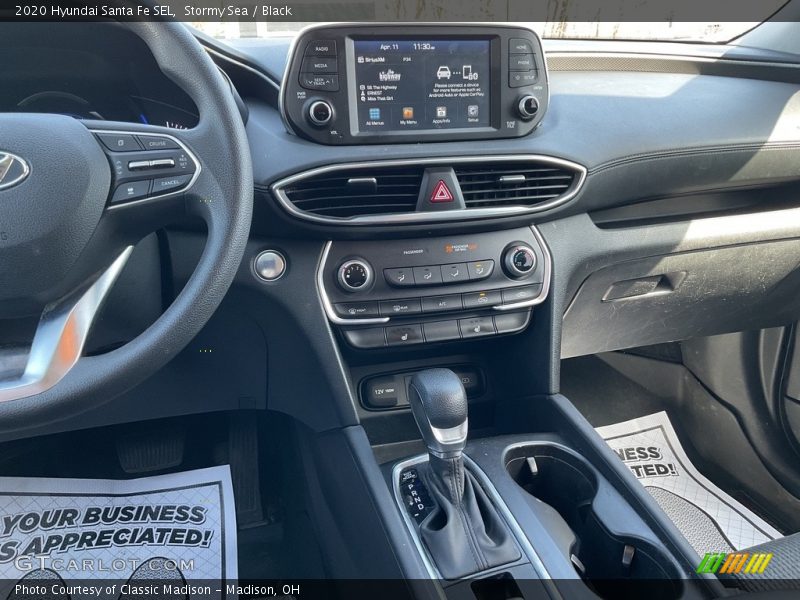 Stormy Sea / Black 2020 Hyundai Santa Fe SEL