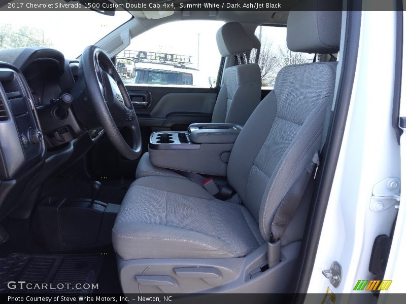 Summit White / Dark Ash/Jet Black 2017 Chevrolet Silverado 1500 Custom Double Cab 4x4