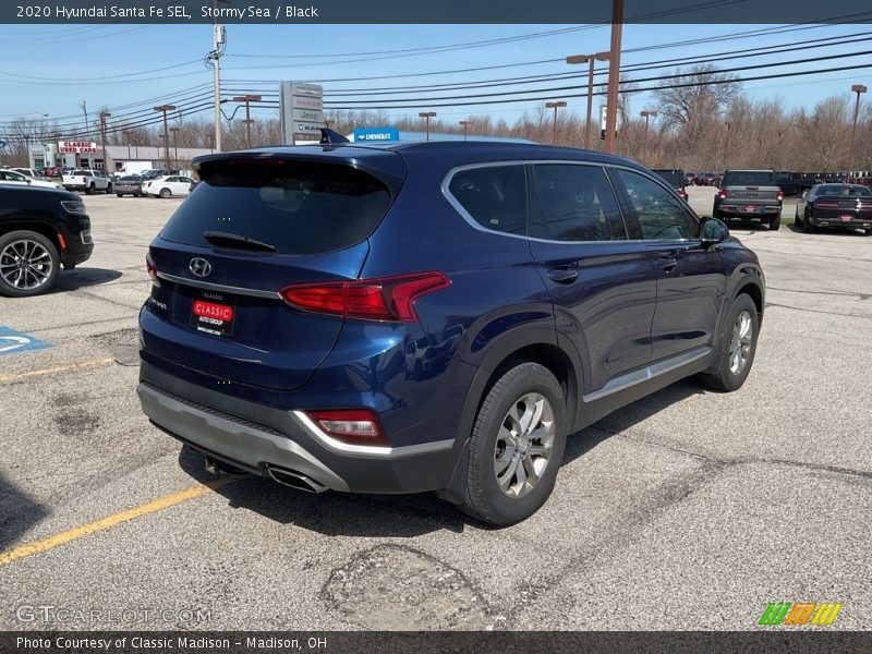 Stormy Sea / Black 2020 Hyundai Santa Fe SEL