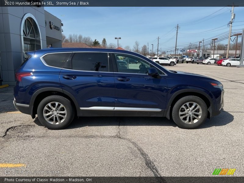 Stormy Sea / Black 2020 Hyundai Santa Fe SEL