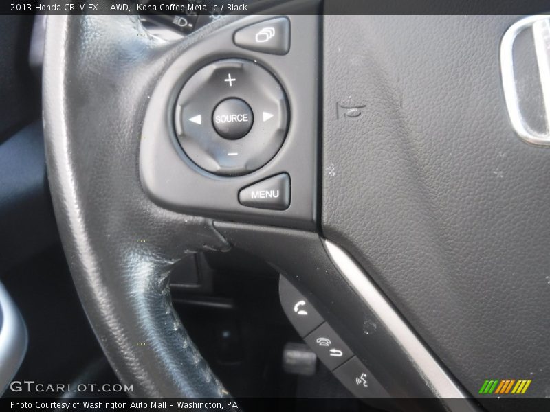 Kona Coffee Metallic / Black 2013 Honda CR-V EX-L AWD