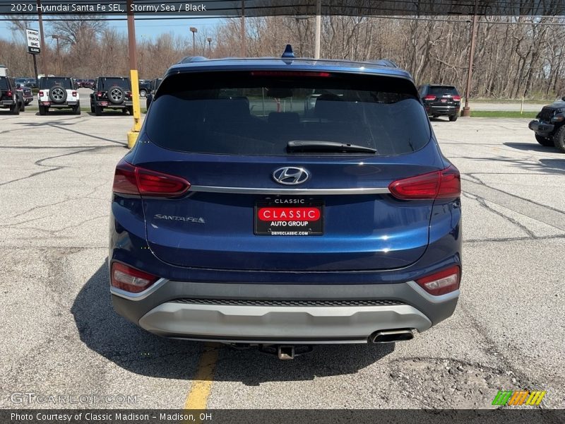 Stormy Sea / Black 2020 Hyundai Santa Fe SEL