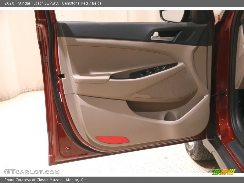 Gemstone Red / Beige 2020 Hyundai Tucson SE AWD