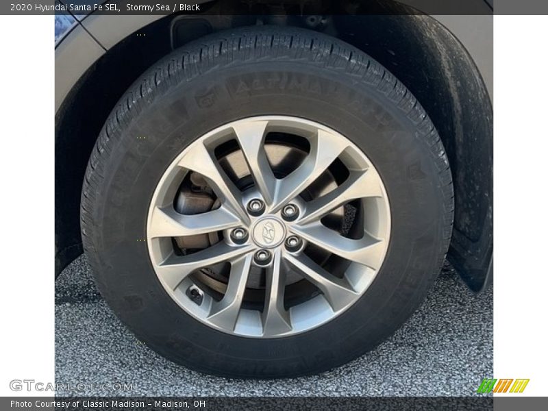 Stormy Sea / Black 2020 Hyundai Santa Fe SEL