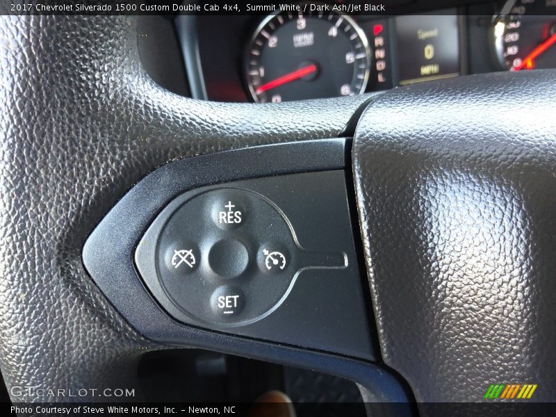 Summit White / Dark Ash/Jet Black 2017 Chevrolet Silverado 1500 Custom Double Cab 4x4