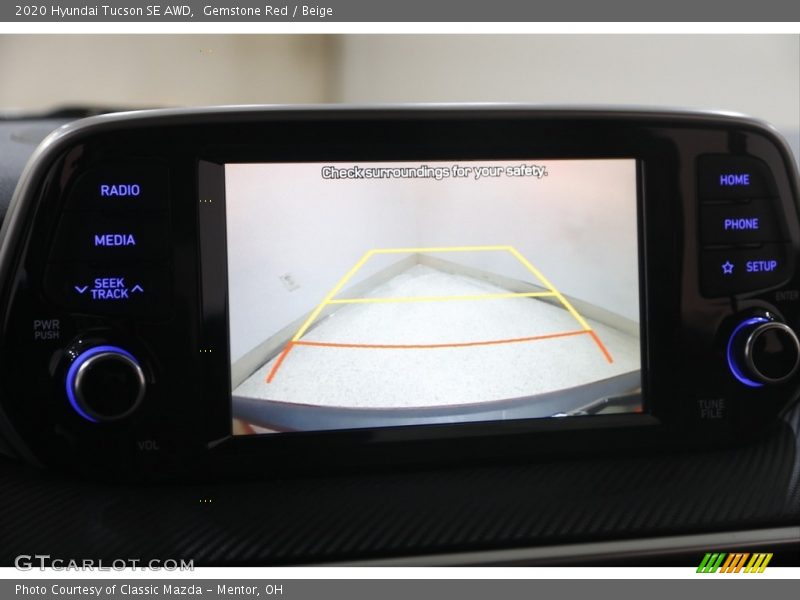 Gemstone Red / Beige 2020 Hyundai Tucson SE AWD