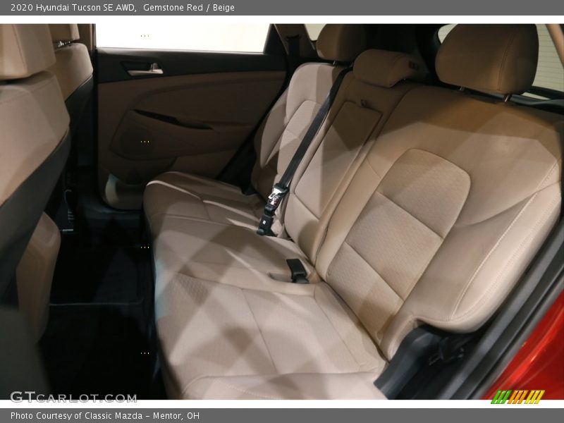 Gemstone Red / Beige 2020 Hyundai Tucson SE AWD