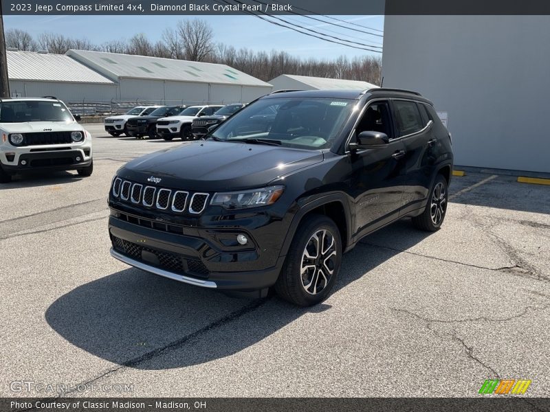 Diamond Black Crystal Pearl / Black 2023 Jeep Compass Limited 4x4