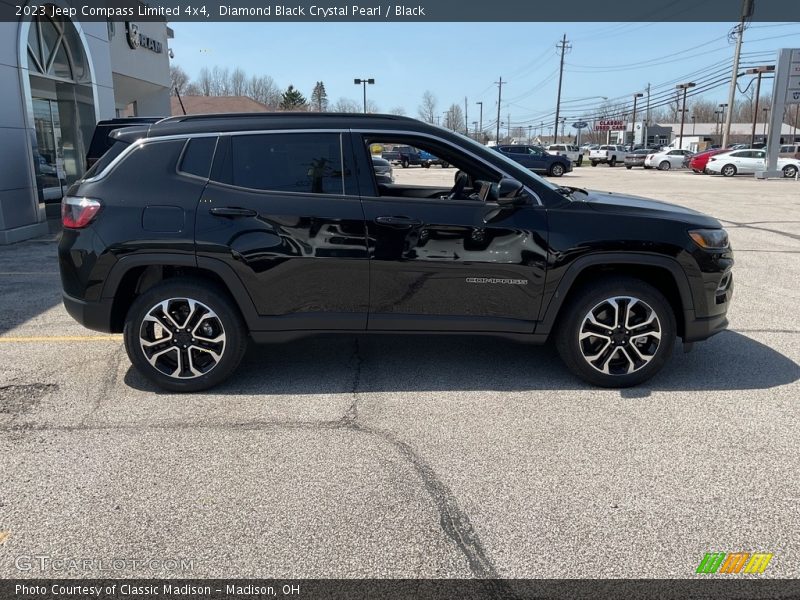 Diamond Black Crystal Pearl / Black 2023 Jeep Compass Limited 4x4