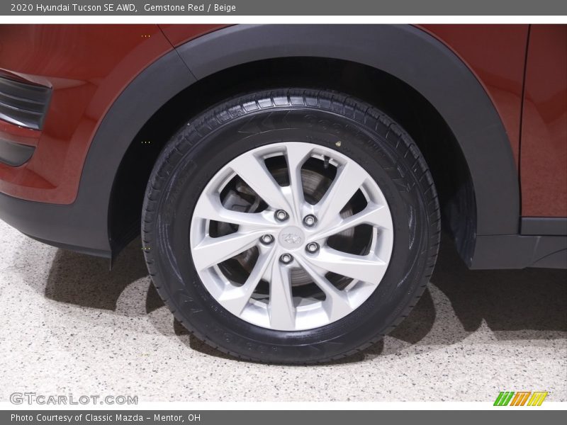 Gemstone Red / Beige 2020 Hyundai Tucson SE AWD