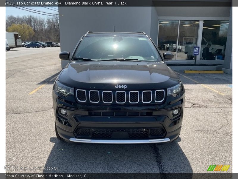 Diamond Black Crystal Pearl / Black 2023 Jeep Compass Limited 4x4