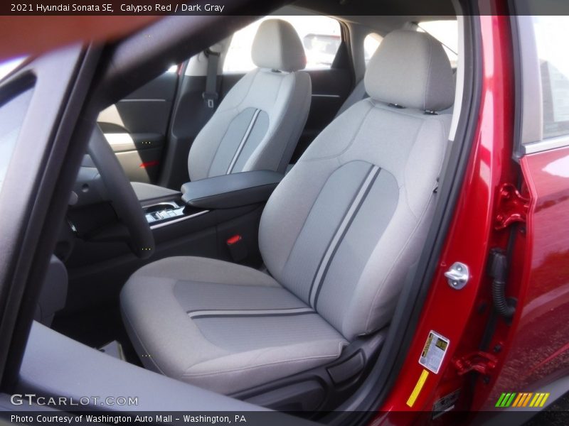Calypso Red / Dark Gray 2021 Hyundai Sonata SE