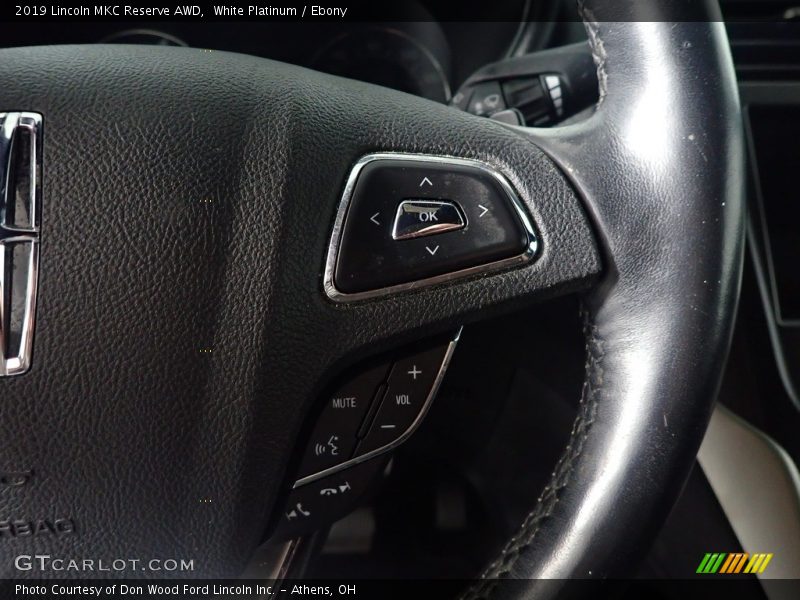 White Platinum / Ebony 2019 Lincoln MKC Reserve AWD