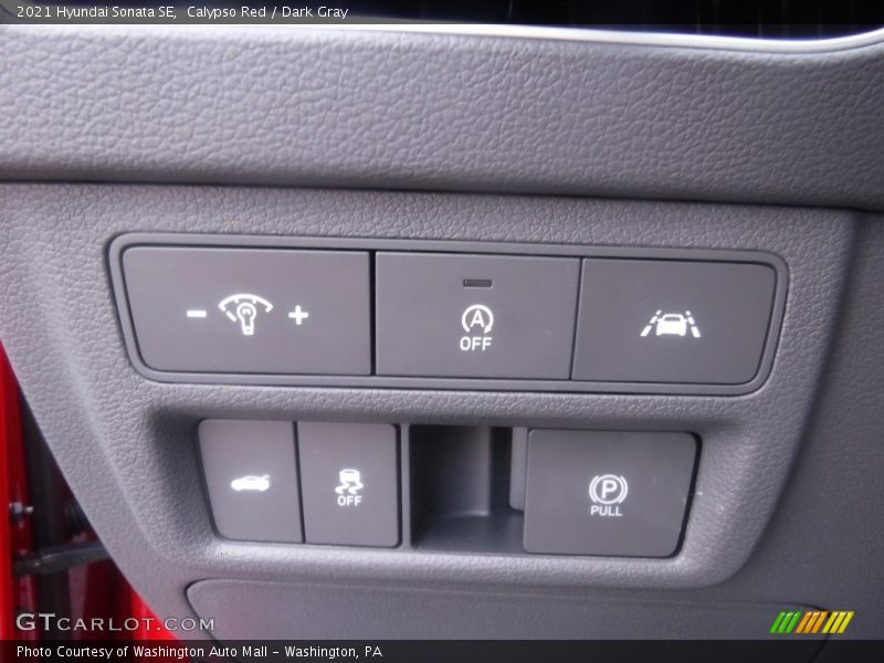 Calypso Red / Dark Gray 2021 Hyundai Sonata SE