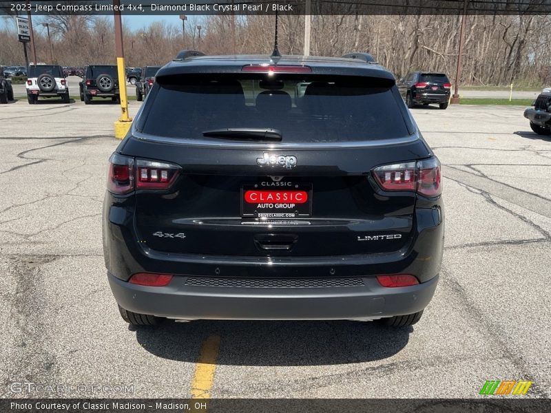 Diamond Black Crystal Pearl / Black 2023 Jeep Compass Limited 4x4