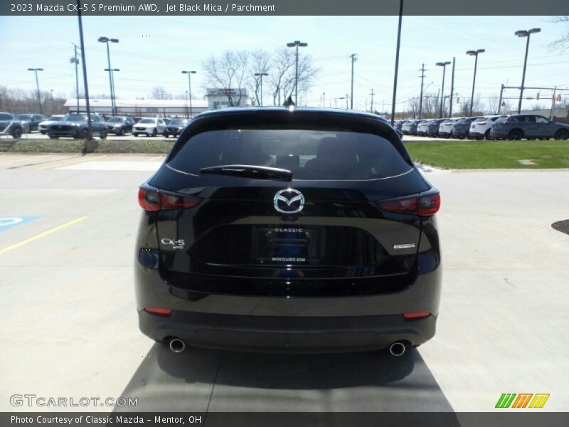 Jet Black Mica / Parchment 2023 Mazda CX-5 S Premium AWD
