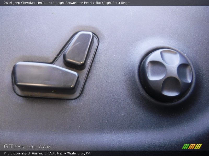 Light Brownstone Pearl / Black/Light Frost Beige 2016 Jeep Cherokee Limited 4x4