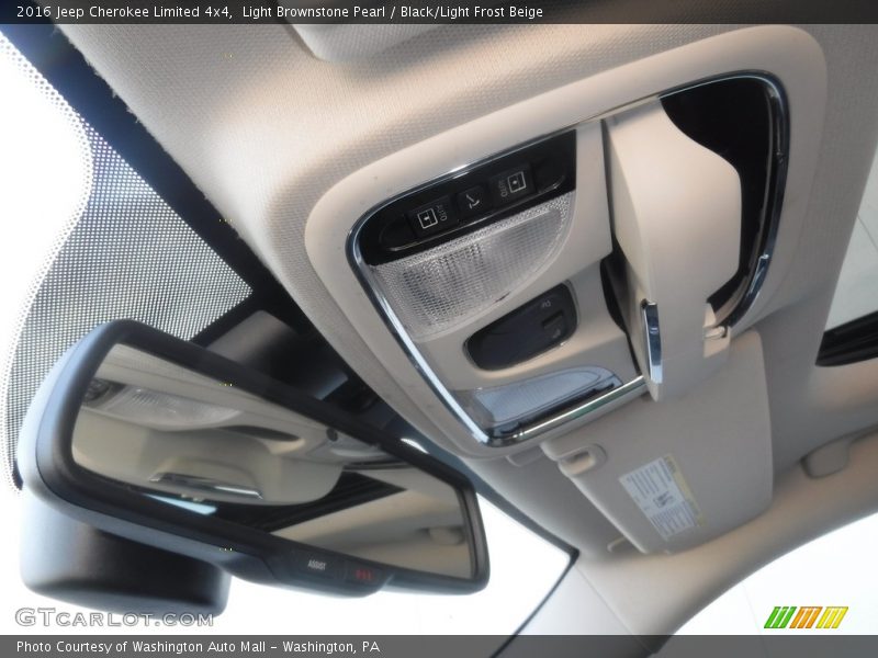 Light Brownstone Pearl / Black/Light Frost Beige 2016 Jeep Cherokee Limited 4x4