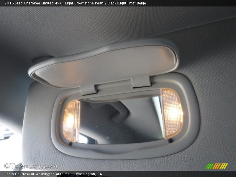 Light Brownstone Pearl / Black/Light Frost Beige 2016 Jeep Cherokee Limited 4x4