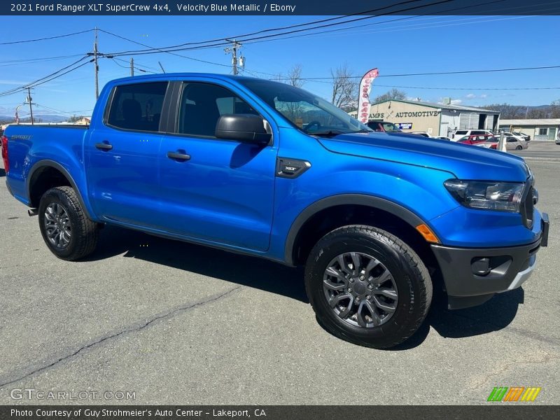 Velocity Blue Metallic / Ebony 2021 Ford Ranger XLT SuperCrew 4x4