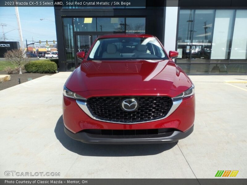 Soul Red Crystal Metallic / Silk Beige 2023 Mazda CX-5 S Select AWD