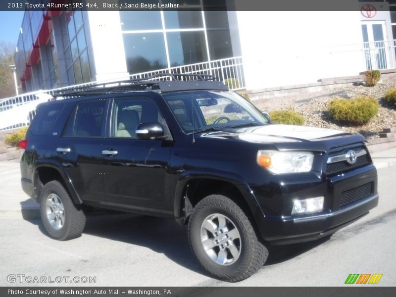 Black / Sand Beige Leather 2013 Toyota 4Runner SR5 4x4