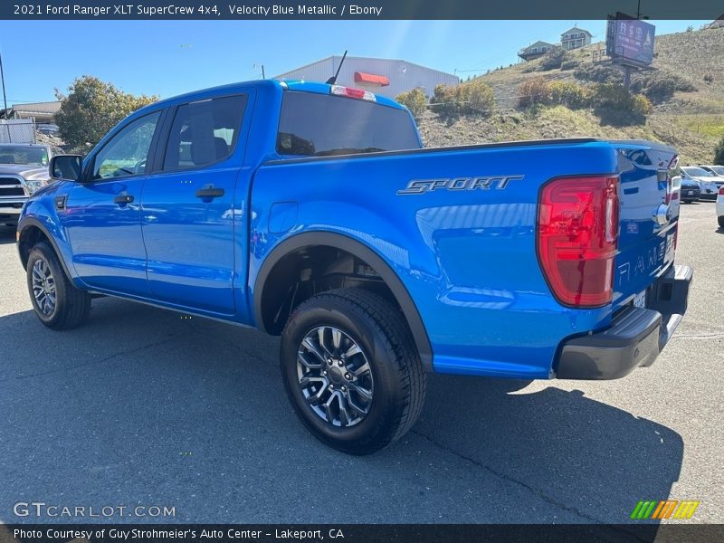Velocity Blue Metallic / Ebony 2021 Ford Ranger XLT SuperCrew 4x4