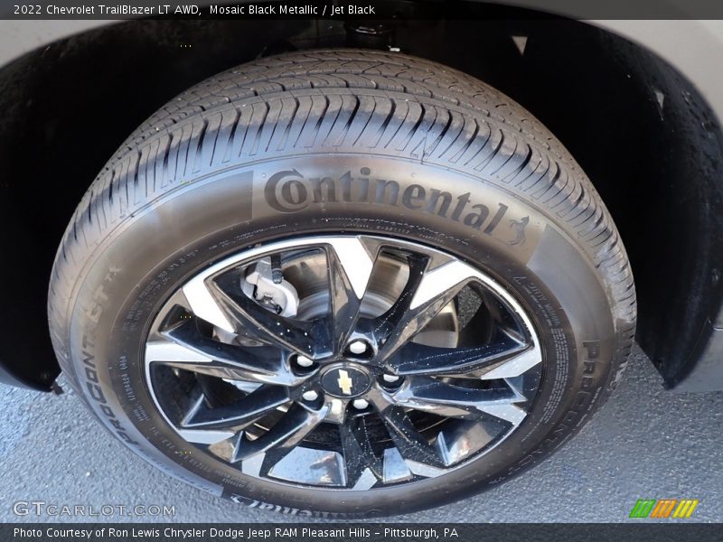 Mosaic Black Metallic / Jet Black 2022 Chevrolet TrailBlazer LT AWD