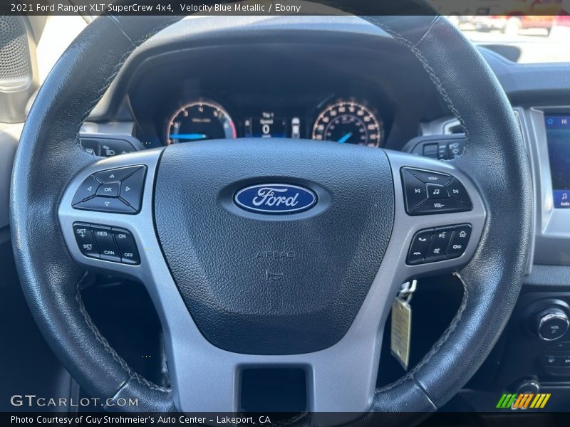 Velocity Blue Metallic / Ebony 2021 Ford Ranger XLT SuperCrew 4x4