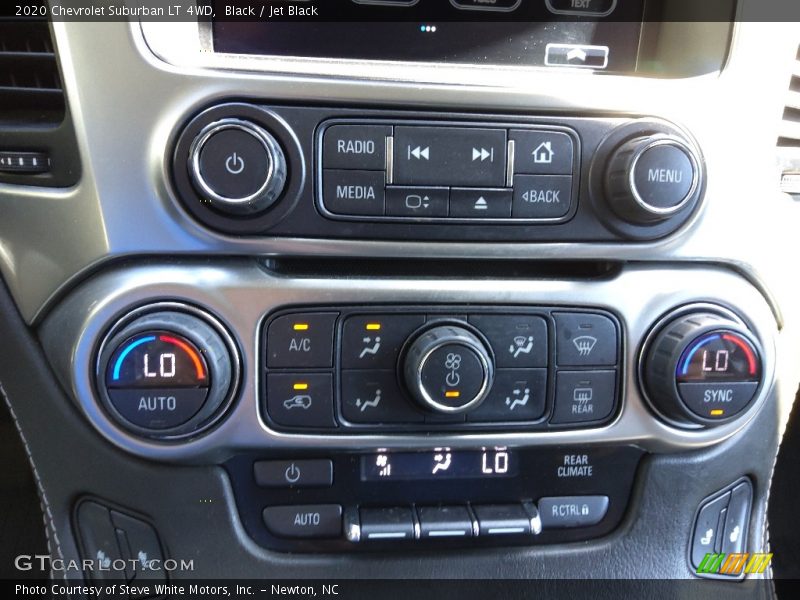 Controls of 2020 Suburban LT 4WD