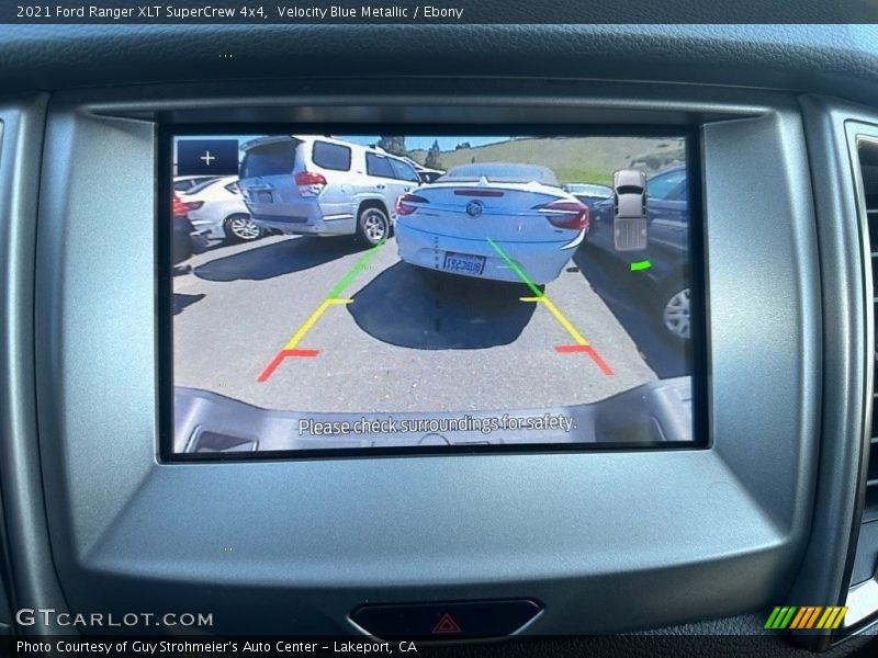Velocity Blue Metallic / Ebony 2021 Ford Ranger XLT SuperCrew 4x4