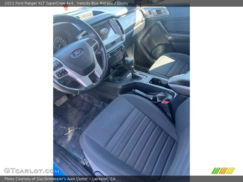 Velocity Blue Metallic / Ebony 2021 Ford Ranger XLT SuperCrew 4x4