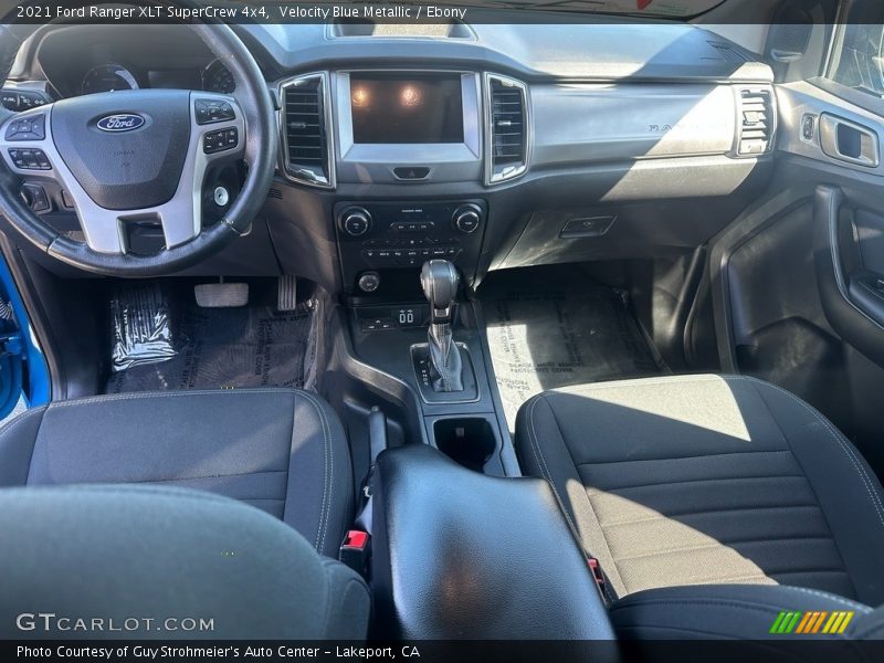 Velocity Blue Metallic / Ebony 2021 Ford Ranger XLT SuperCrew 4x4