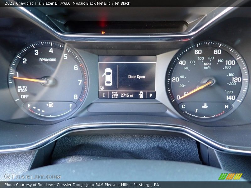 Mosaic Black Metallic / Jet Black 2022 Chevrolet TrailBlazer LT AWD
