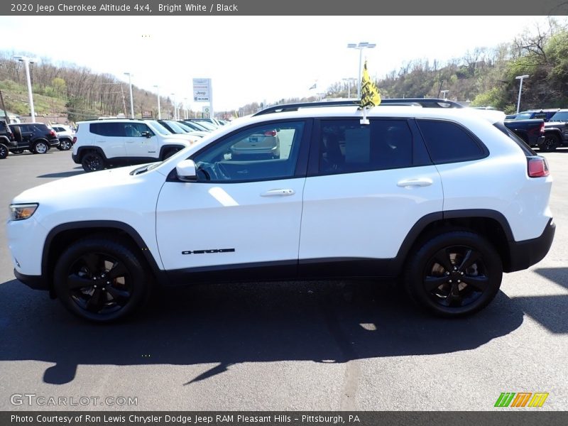 Bright White / Black 2020 Jeep Cherokee Altitude 4x4