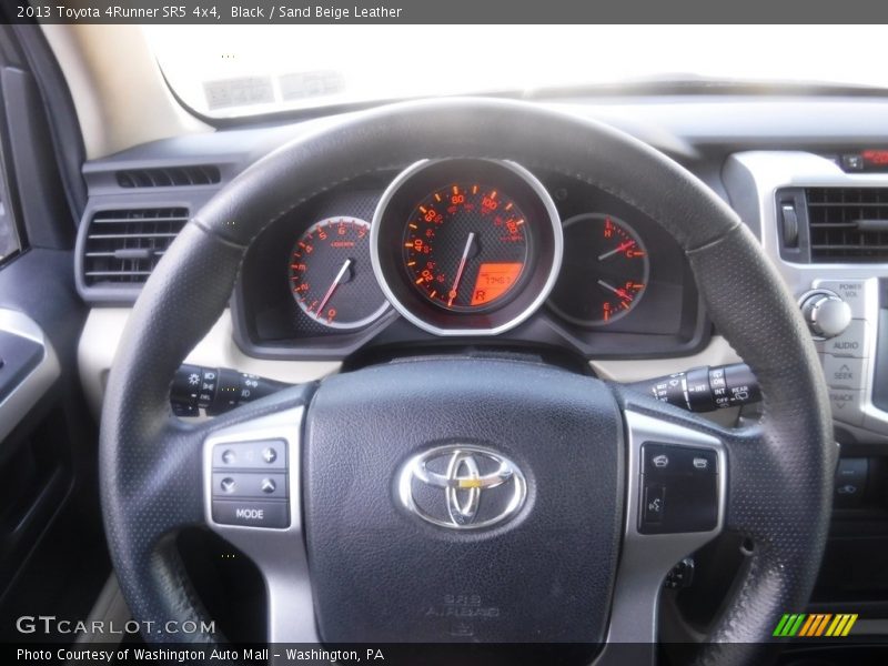 Black / Sand Beige Leather 2013 Toyota 4Runner SR5 4x4